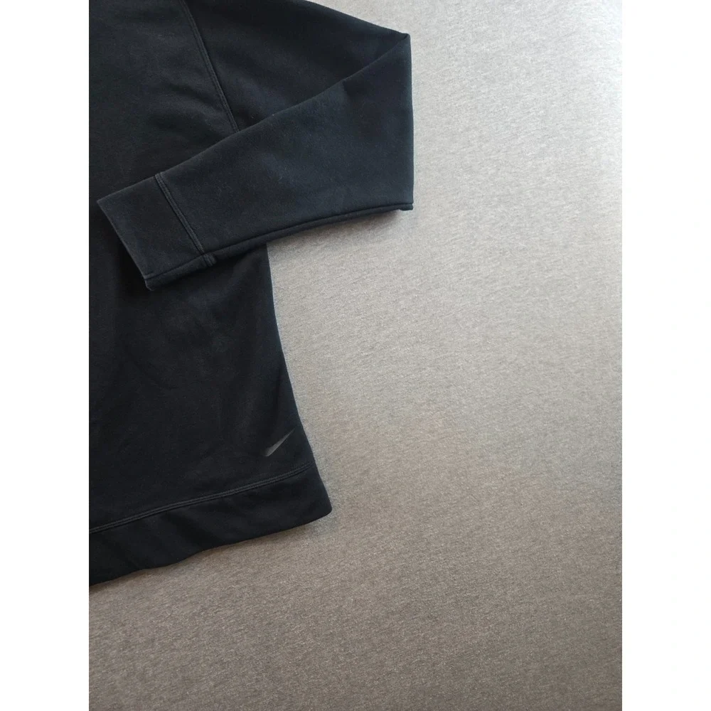 Nike‎ Sweatshirt Womens M Black Open Back Training Top Athleisure 938901-010